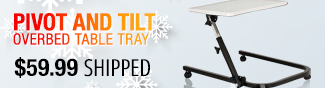 Newegg Flash - Pivot And Tilt Overbed Table Tray.