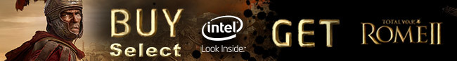 Buy Select Intel Processors, Get Rome II.