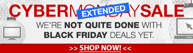 Cyber Monday Sale. Extended.