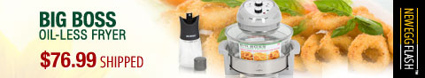 Newegg Flash - Big Boss Oil-Less Fryer.