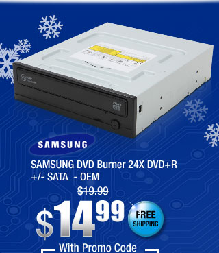 SAMSUNG DVD Burner 24X DVD+R +/- SATA - OEM