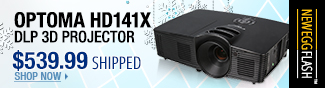 Newegg Flash  Optoma HD141X DLP 3D Projector