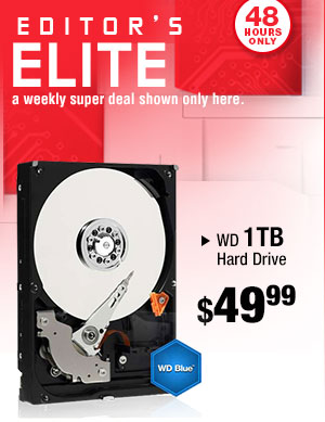 EDITOR’S ELITE. a weekly super deal shown only here.