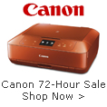 Canon 72-Hour Sale, Shop Now.