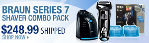 Newegg Flash - Braun Series 7 Shaver Combo Pack.