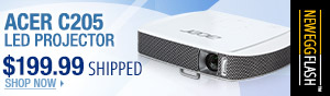 Newegg Flash - Acer C205 LED Projector.