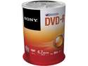 SONY 4.7GB 16X DVD-R 100 Packs Spindle Spindle Disc Model 100dmr47sp