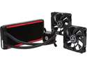 Enermax Liqtech 240 All-in-One Liquid Cooler 27MM Thick Radiator w/ Duo High Pressure Airflow Fans