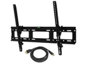 Ematic EMW6101 30-64 Inch LED/LCD Flat Panel TV Tilt Wall Mount Kit & HDMI Cable