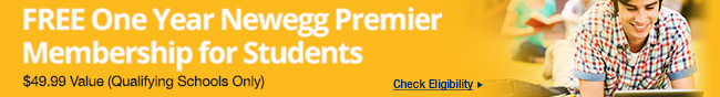 FREE One Year Newegg Premier Membership for Students