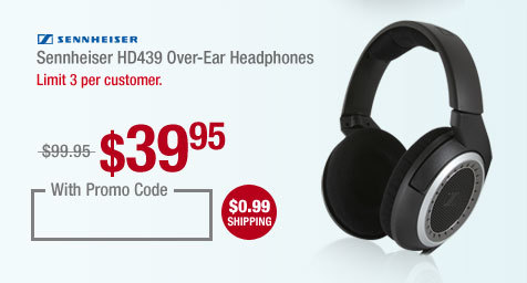 Sennheiser HD439 Over-Ear Headphones