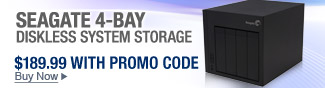 Newegg Flash - Seagate 4-Bay Diskless System Storage