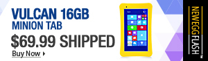 Newegg Flash – Vulcan 16GB Minion Tab