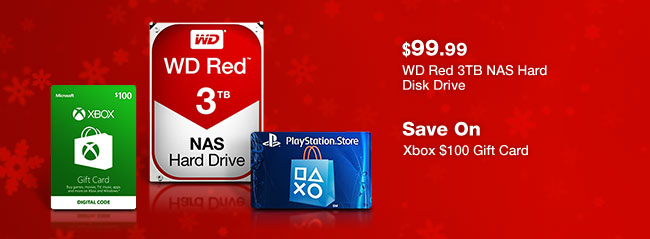 WD Red 3TB NAS Hard Disk Drive. Xbox Gift Card