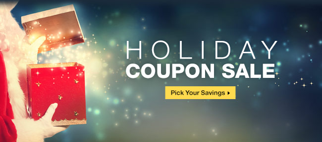 HOLIDAY COUPON SALE