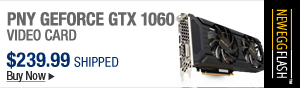 Newegg Flash - PNY GeForce GTX 1060 Video Card