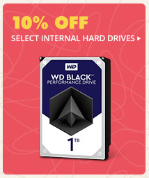 10% OFF SELECT OEM HARD DRIVES*