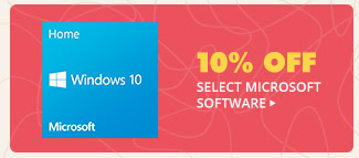 10% OFF SELECT MICROSOFT SOFTWARE*