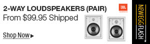 Newegg Flash - JBL 2-Way Loudspeakers (Pair)