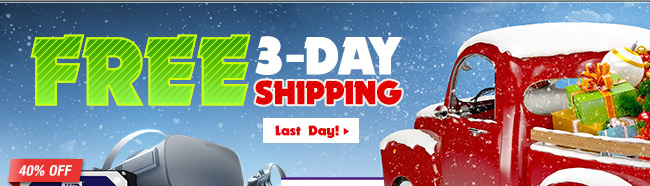 FREE 3-Day Shipping