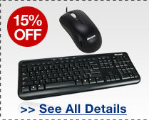 48 HOURS ONLY! 15% OFF SELECT MICROSOFT PERIPHERALS!*