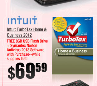 Intuit TurboTax Home & Business 2012