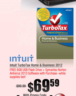 Intuit TurboTax Home & Business 2012