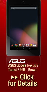 ASUS Google Nexus 7 Tablet 32GB - Brown