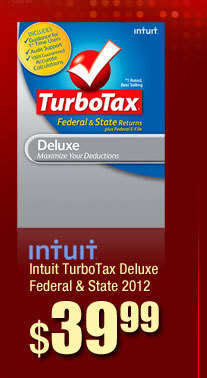 Intuit TurboTax Deluxe Federal & State 2012