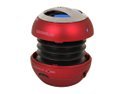 Boombug Bluetooth Portable Mini Premium Speaker - SPLBT12-3, Metallic Red 