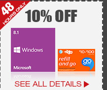 48 HOURS ONLY! 10% OFF SELECT SOFTWARE & PREPAID REFILL CARDS*