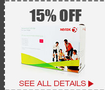 15% OFF SELECT XEROX-REPLACEMENT TONERS*