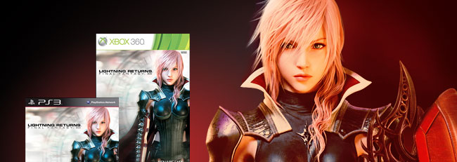 PRE-ORDER LIGHTNING RETURNS: FFXIII …for PS3 and Xbox 360 to score $10 gift card + limited in-game offers. DO IT NOW.