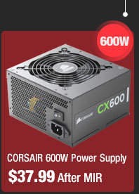 CORSAIR 600W Power Supply