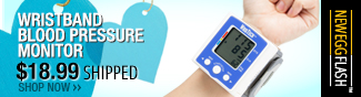 Newegg Flash - Wristband Blood Pressure Monitor.