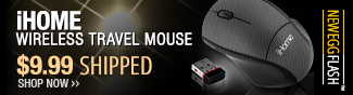 Newegg Flash - iHome Wireless Travel Mouse.