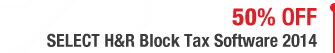 $22.50 H&R Block Tax Software 2014