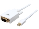 Rosewill RCDC-14023 10 ft. White 32AWG Mini DisplayPort to VGA cable