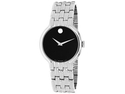 Movado 0606337 Classic Dot Men's Watch - Stainless Steel Case and Bracelet Black Dial