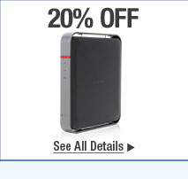 20 Percent OFF. SELECT BUFFALO WIRELESS ROUTERS and SWITCHES* See All Details