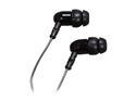 MEElectronics Black EP-M9-BK-FF 3.5mm Gold-Plated Connector Canal Sound-Isolating Earphone (Black)
