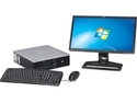 Refurbished: HP DC7900 Small Form Factor Desktop PC Bundle with Core 2 Duo 3.0GHz, 4GB Memory, 1TB HDD