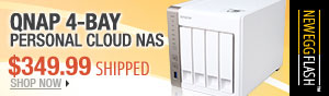 Newegg Flash - QNAP 4-Bay Personal Cloud NAS