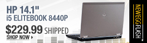 Newegg Flash - HP 14.1" i5 EliteBook 8440p 