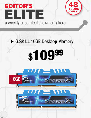 EDITOR’S ELITE. a weekly super deal shown only here.