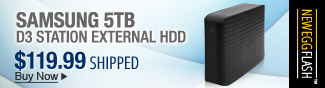 Newegg Flash  SAMSUNG 5TB D3 Station External hdd