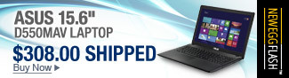 Newegg Flash  ASUS 15.6" D550MAV Laptop