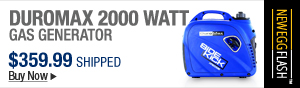 Newegg Flash – DuroMax 2000 Watt Gas Generator