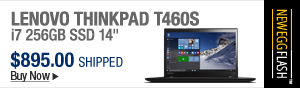 Newegg Flash – Lenovo ThinkPad T460s i7 256GB SSD 14"