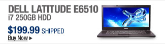 Newegg Flash  Dell Latitude E6510 i7 250GB HDD